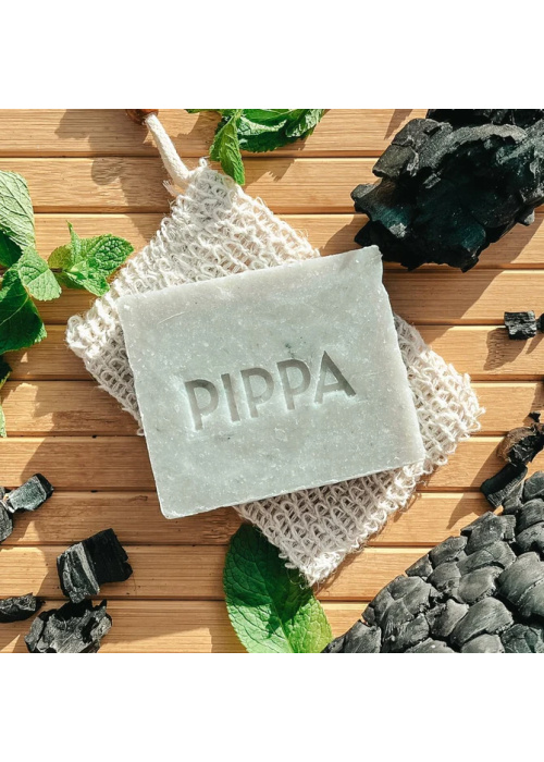 Pippa shampoo bar Charcoal & Peppermint mini