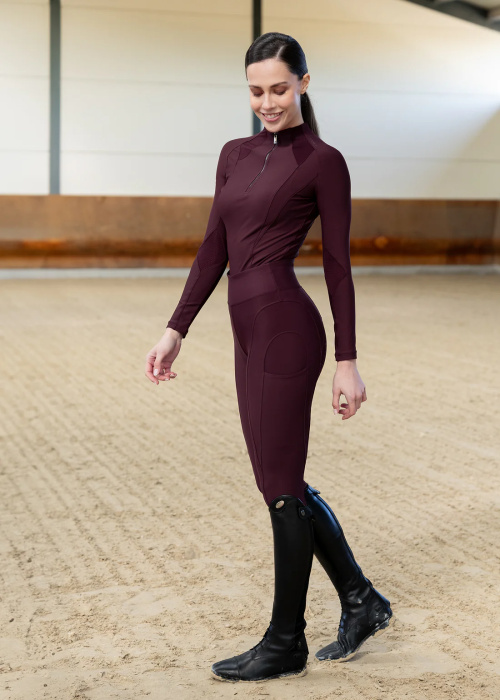 Maximilian Frame Base Layer lange mouw bordeaux - Afbeelding 9