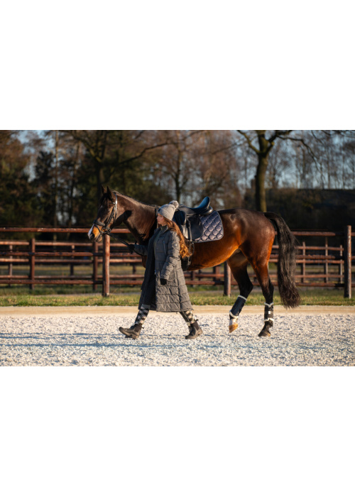 Equipage Candice lange winter rij jas donkergrijs - Afbeelding 7