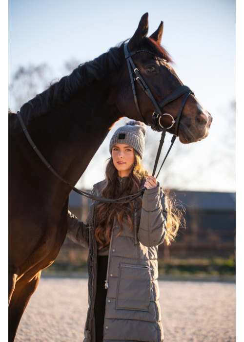 Equipage Candice lange winter rij jas donkergrijs - Afbeelding 11