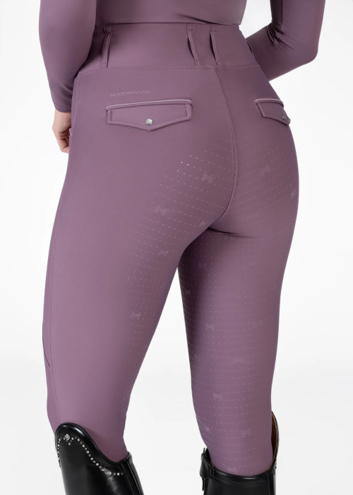 Maximilian Pro Riding Legging Plum - Afbeelding 4