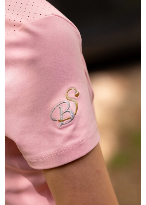 MrsRos BS Collectie korte mouw shirt roze - Afbeelding 6