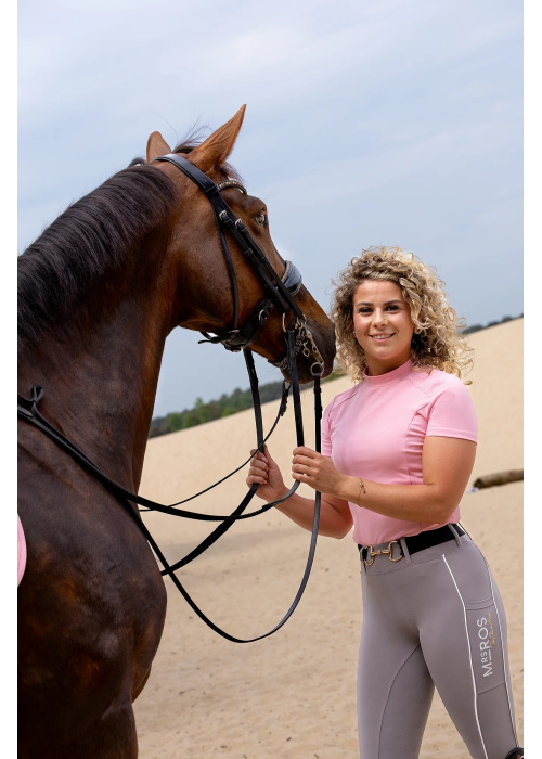 MrsRos BS Collectie korte mouw shirt roze - Afbeelding 5