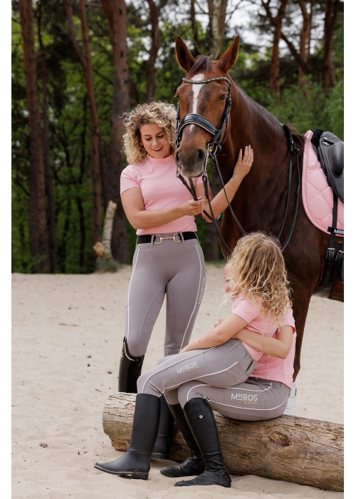 MrsRos BS Collectie korte mouw shirt roze