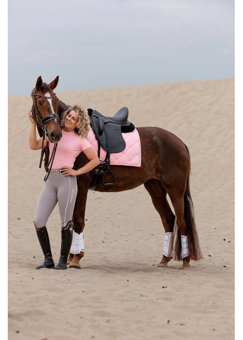 MrsRos BS Collectie korte mouw shirt roze - Afbeelding 4