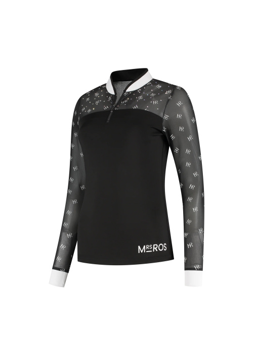 MrsRos Urban Chic Top Mesh Black