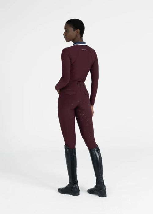Maximilian Pro Riding Legging Bordeaux - Afbeelding 9