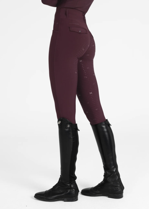 Maximilian Pro Riding Legging Bordeaux - Afbeelding 2
