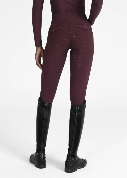 Maximilian Pro Riding Legging Bordeaux - Afbeelding 4