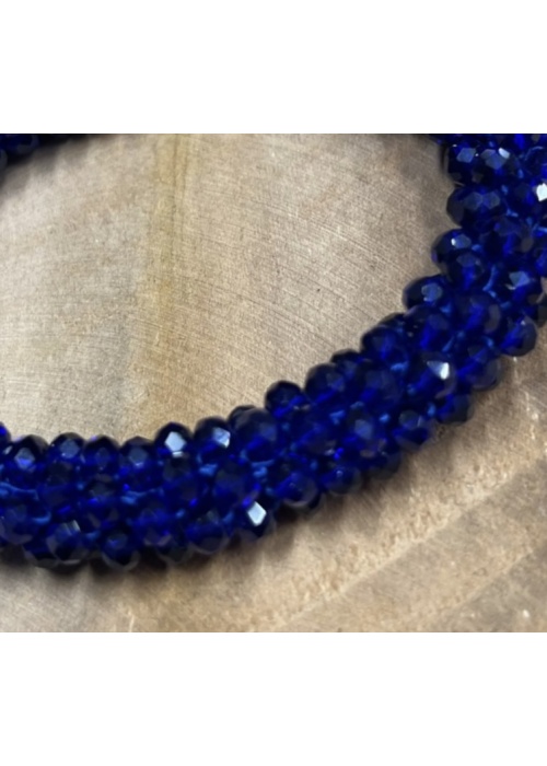 Monere Equestrian haar sieraad (bun-tie) Royal Blue - Afbeelding 2