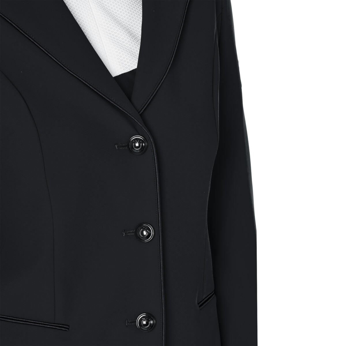 Equestro Wedstrijdjasje Elegance zwart - Afbeelding 4