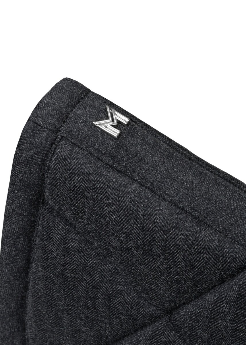 Maximilian Herringbone Dressuur zadeldek Graphite - Afbeelding 5